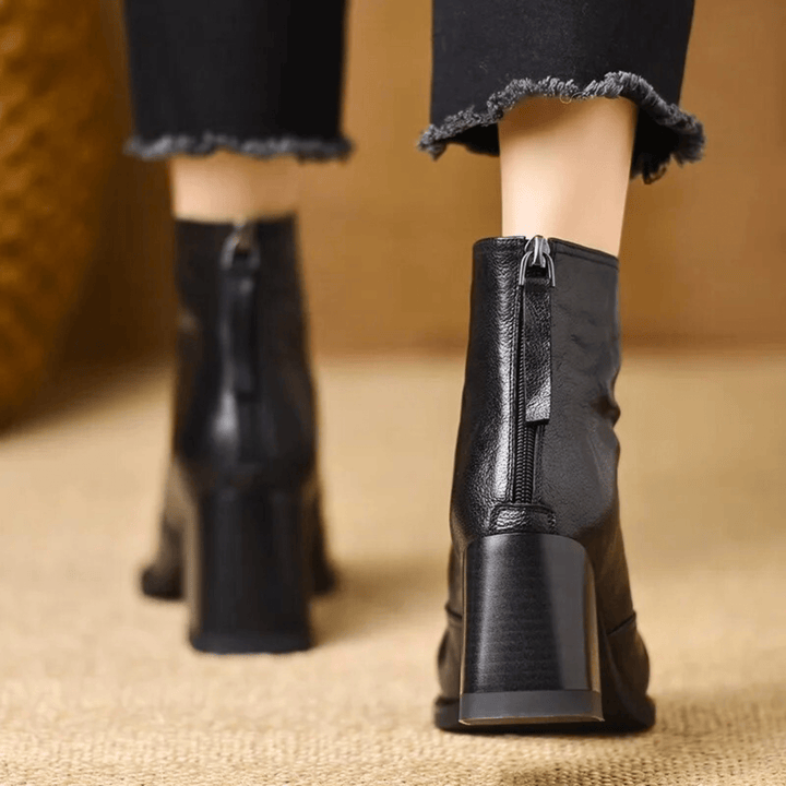 Amélie | Block Heel Ankle Boots