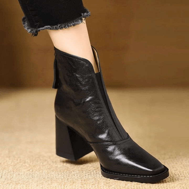 Amélie | Block Heel Ankle Boots