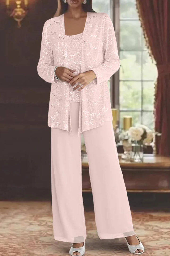Luna | Layered Three-Piece Pants Set