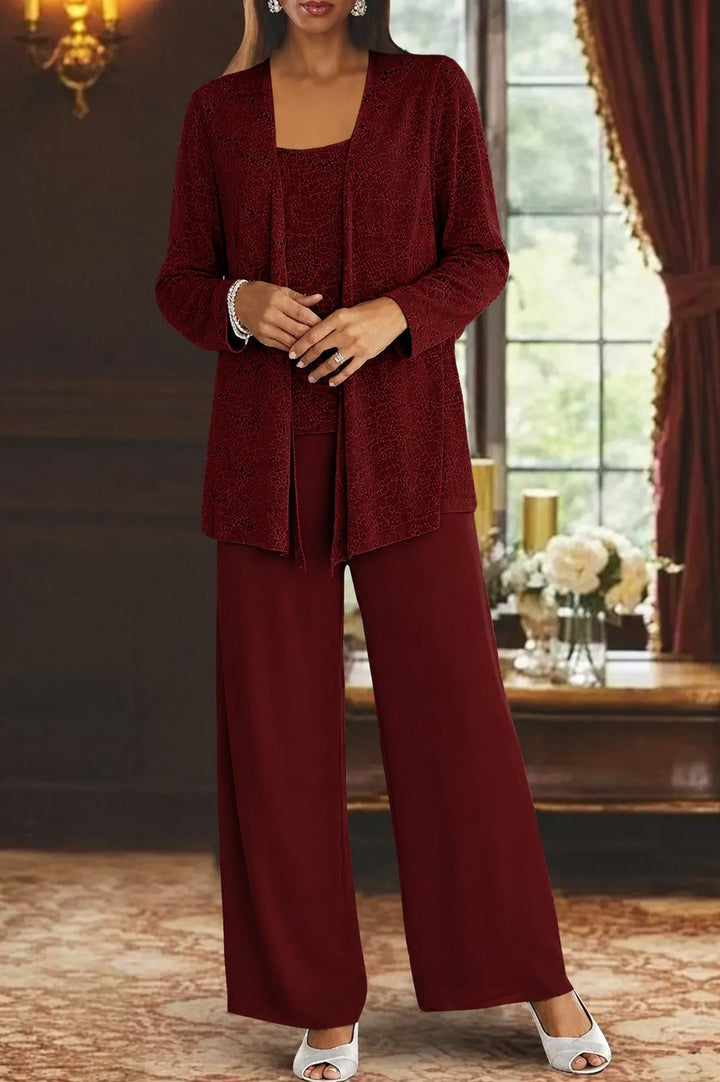 Luna | Layered Three-Piece Pants Set