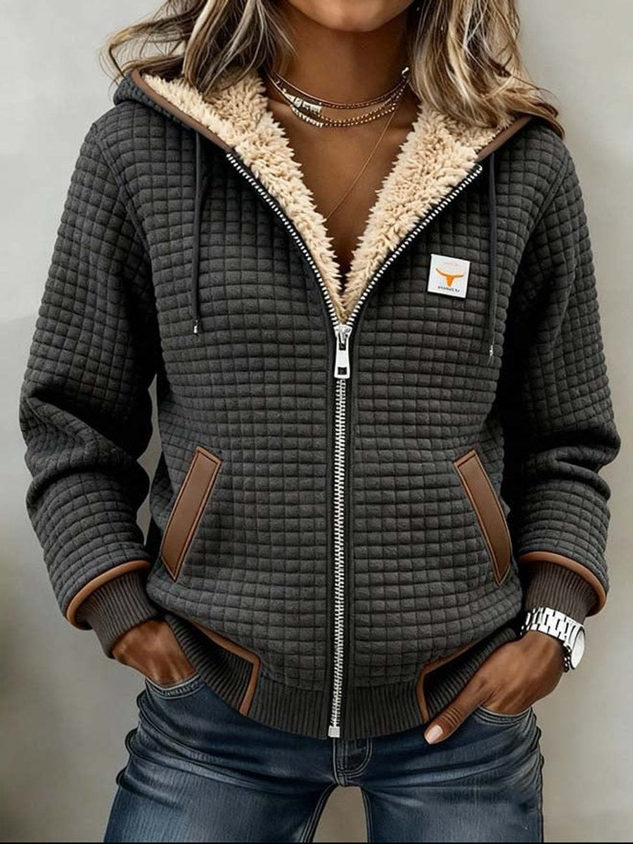 Penelope | Sherpa-Lined Quilted Jacket