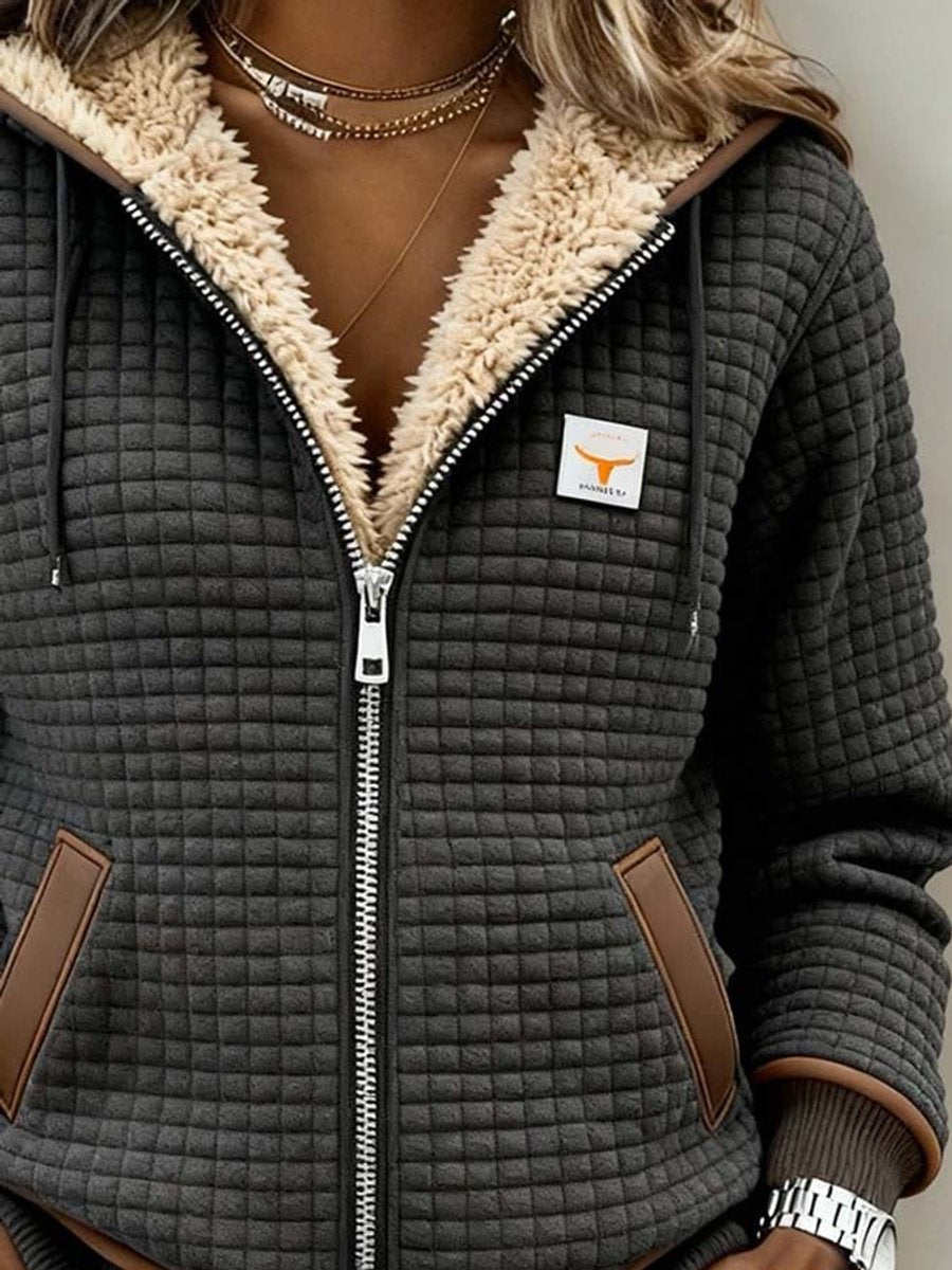 Penelope | Sherpa-Lined Quilted Jacket