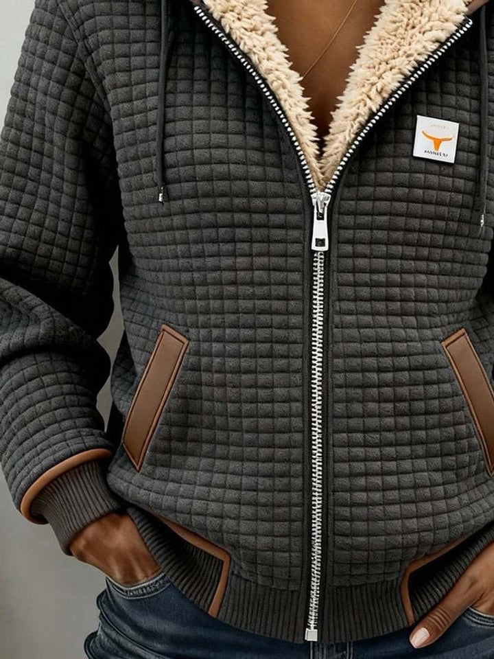 Penelope | Sherpa-Lined Quilted Jacket