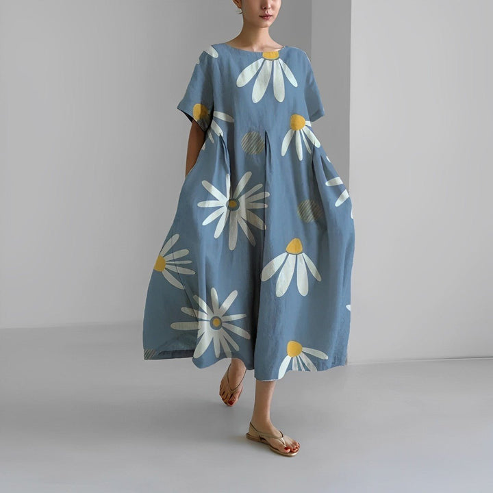 Celia – Printed Flowy Maxi Dress