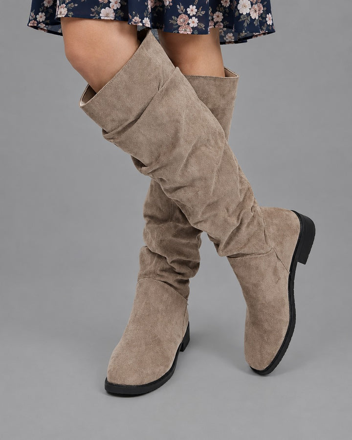 Yvette | Slouchy Knee High Boots