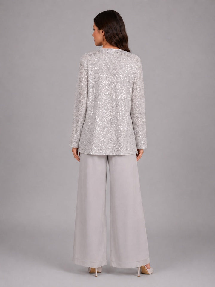 Zelinda | Three-Piece Sequin Jacket Set