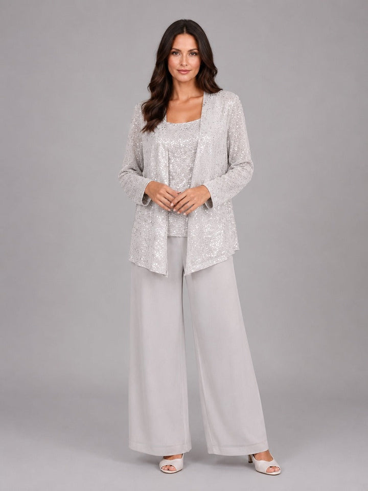 Zelinda | Three-Piece Sequin Jacket Set