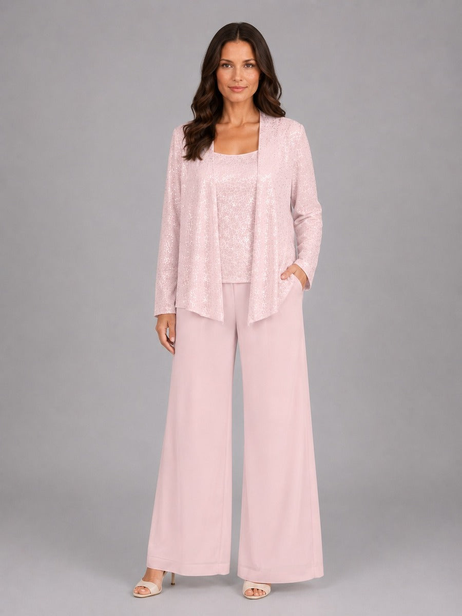 Zelinda | Three-Piece Sequin Jacket Set