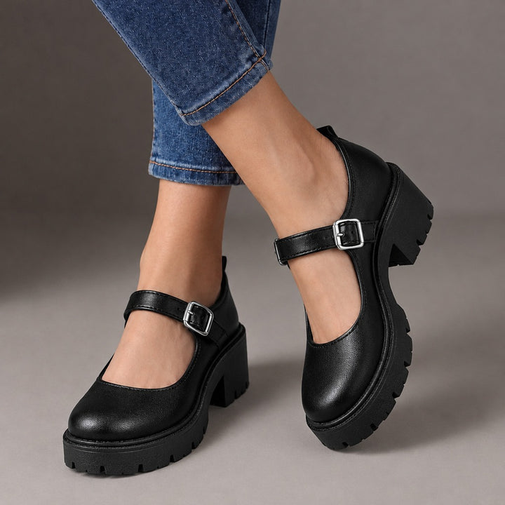 Gwyneth | Chunky Platform Mary Janes